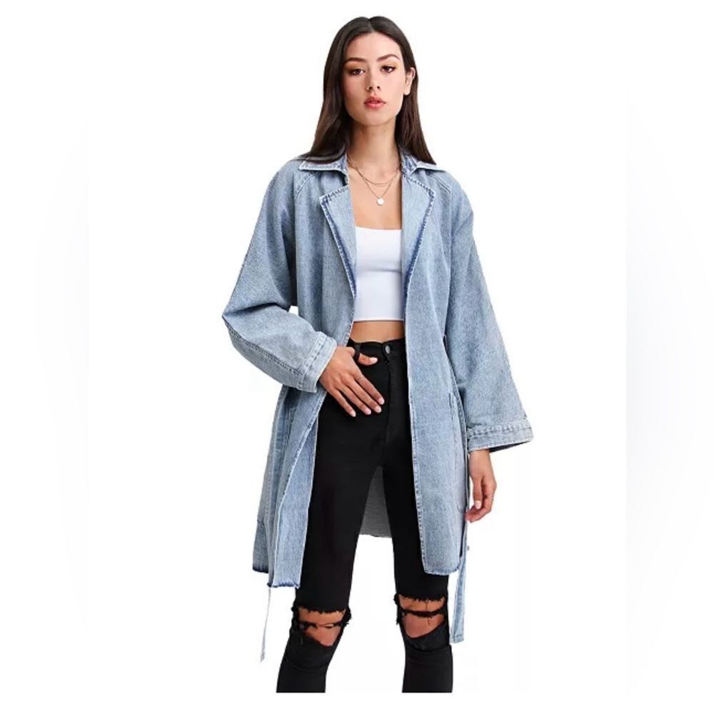 NWT Belle and Bloom Boyfriend Denim Jacket